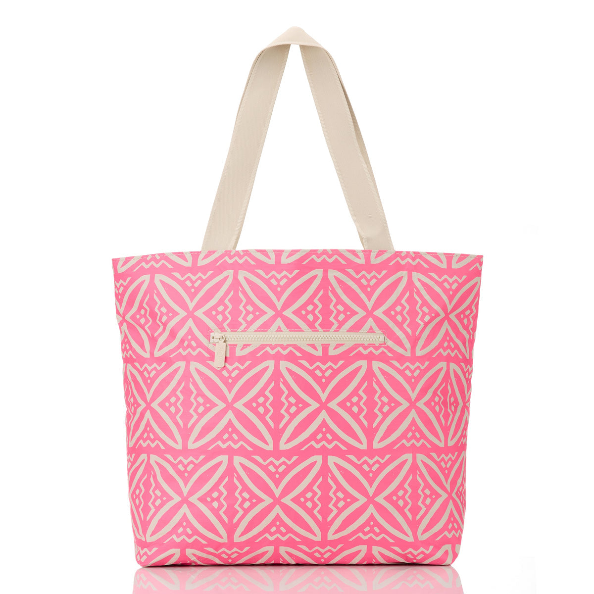 Pasifika Day Tripper in Neon Pink on Sandstone