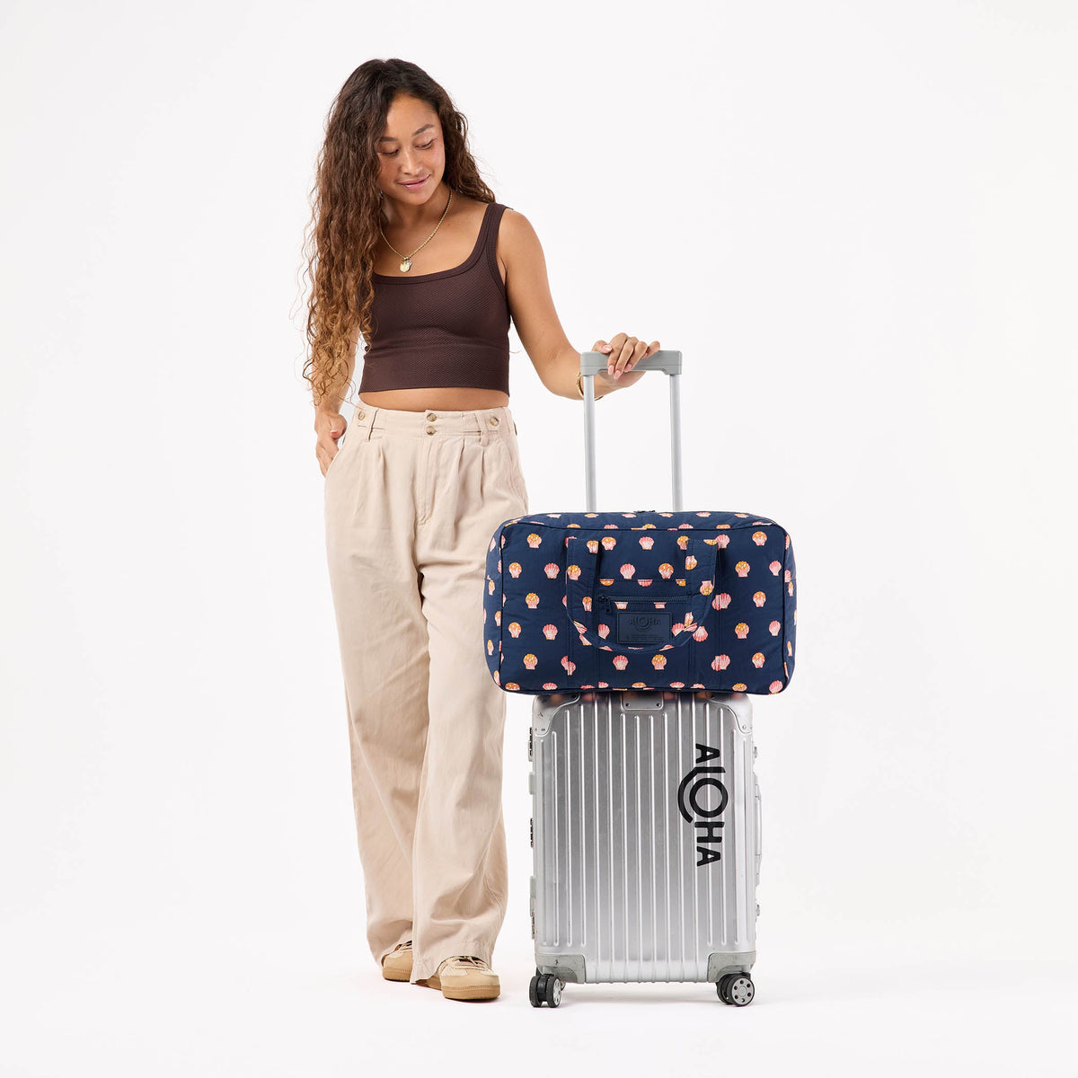 Sunny Dots Keep It Light Weekender in Neptune