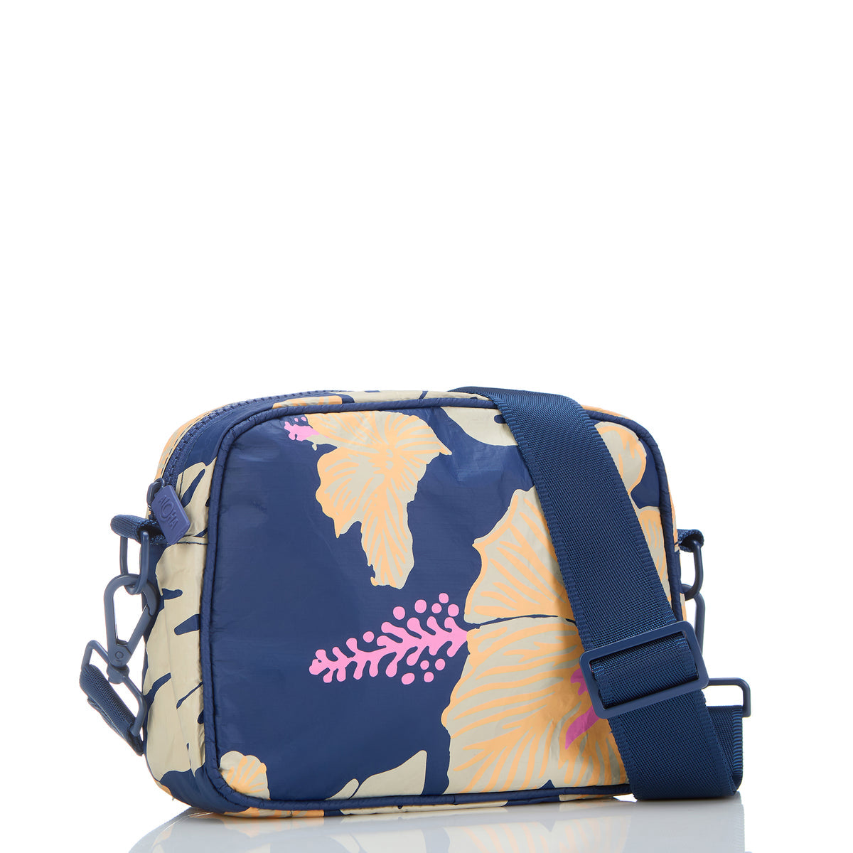 Shop Le Tour Pape'ete Crossbody Bag by Samudra in Navy Blue