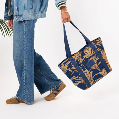 Ti Leaf Keep It Light Zipper Tote in Tan on Neptune