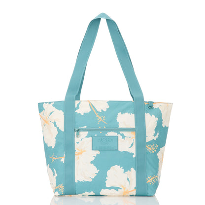 Taha'a Keep It Light Zipper Tote in Tide