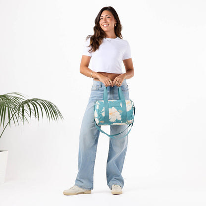 Taha'a Keep It Light Stubby Duffle in Tide