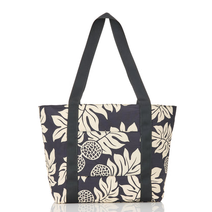 Holomua Keep It Light Zipper Tote in Sand on Black