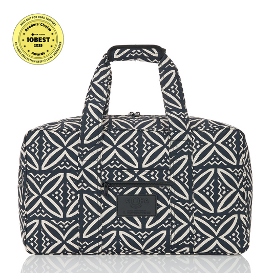 Pasifika Keep It Light Weekender in Sandstone on Black