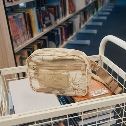 Hana Hou Keep It Light Hip Pack in Creme on Dune