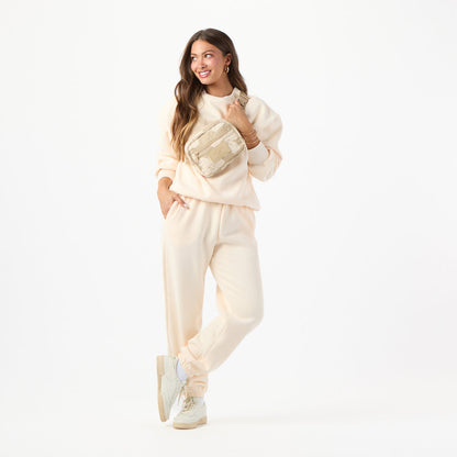 Hana Hou Keep It Light Hip Pack in Creme on Dune