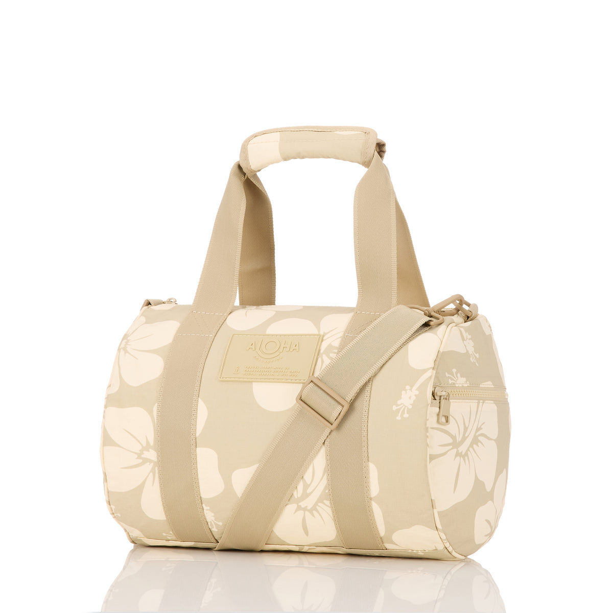 Hana Hou Keep It Light Stubby Duffle in Creme on Dune