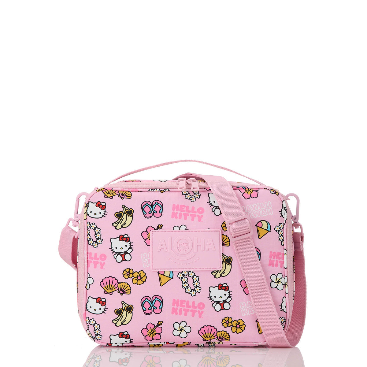 Hawaii Kawaii Icons Keep it Light Lunch Box in Black