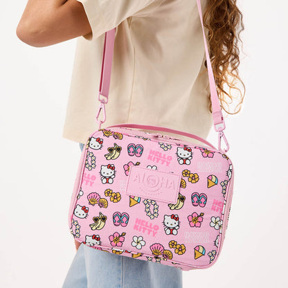 Hawaii Kawaii Icons Keep it Light Lunch Box in Black