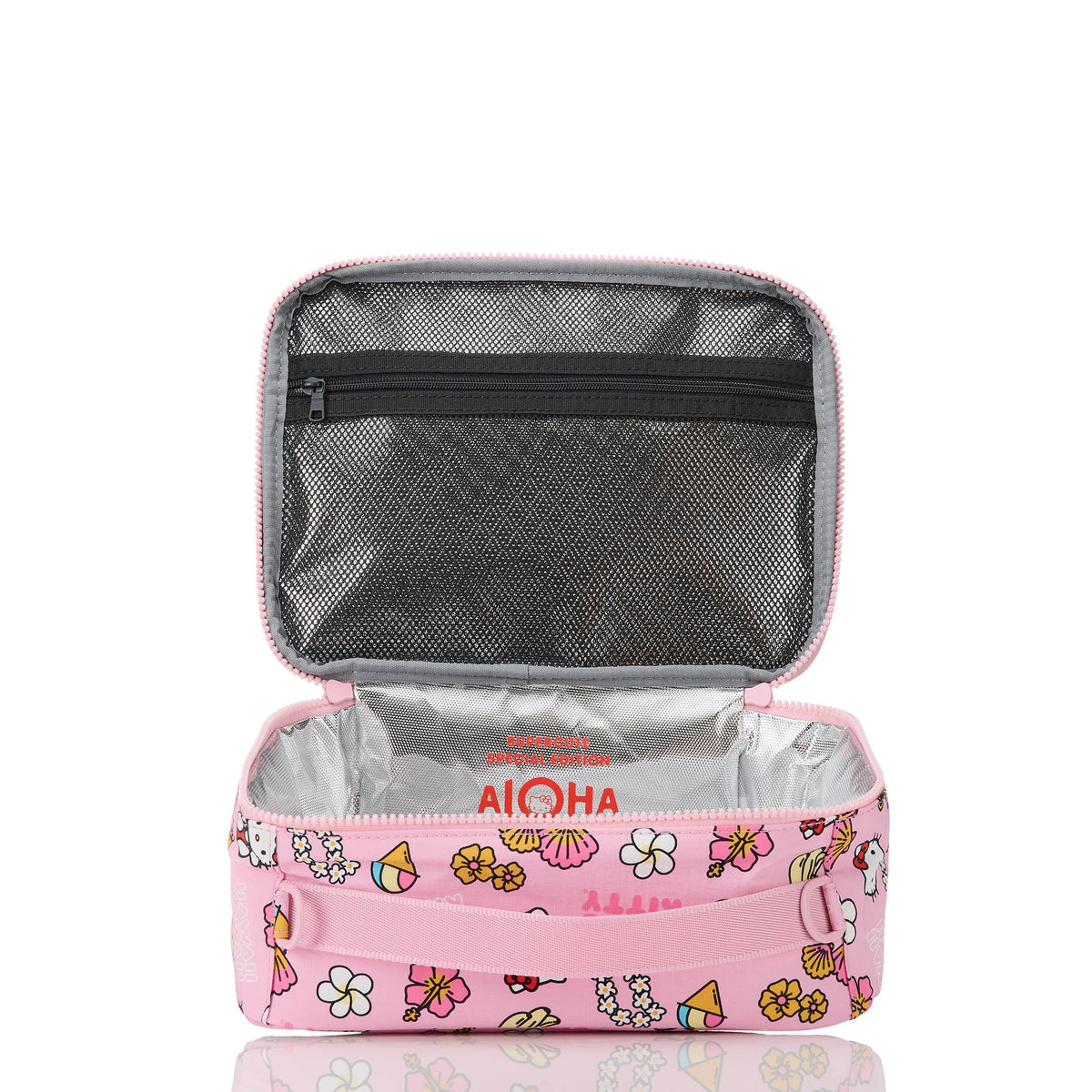Hawaii Kawaii Icons Keep it Light Lunch Box in Black