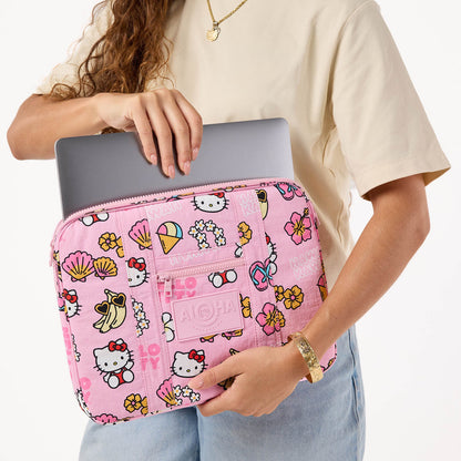 Hawaii Kawaii Icons 13 Inch Keep it Light Laptop Case in Black