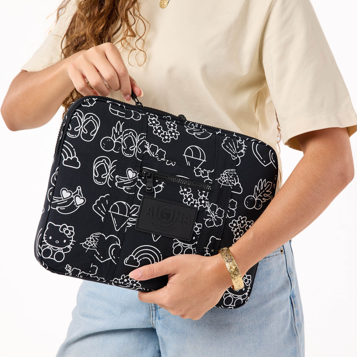 ALOHA Icons 13 Inch Keep It Light Laptop Case in White
