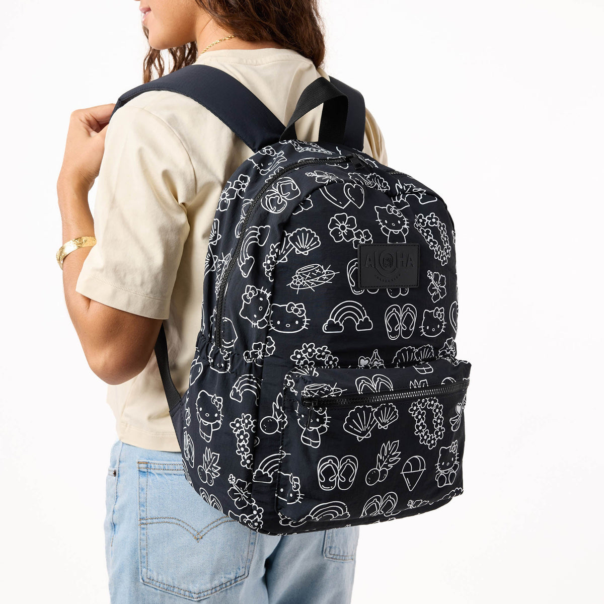 ALOHA Icons Keep it Light Backpack in White