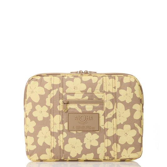 Puakenikeni Buds 13 Inch Keep It Light Laptop Case in Affogato