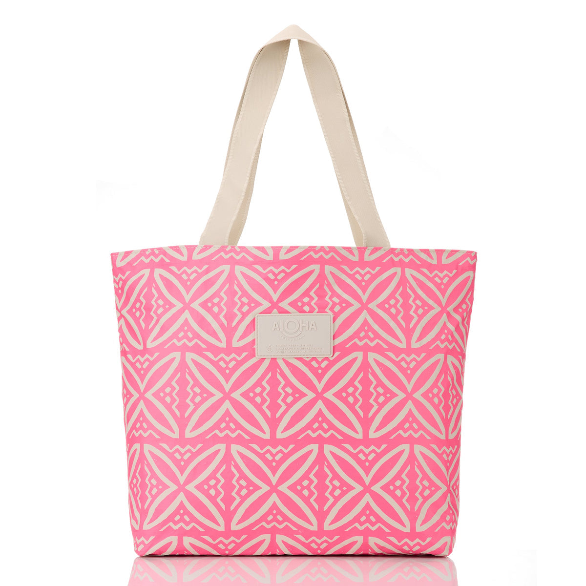 Pasifika Day Tripper in Neon Pink on Sandstone