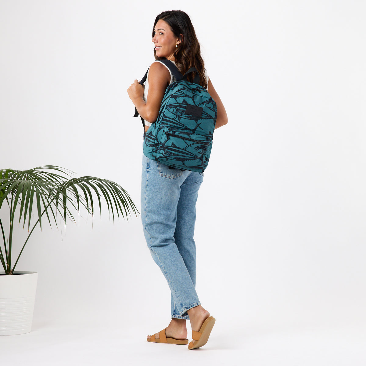 Ahi Keep It Light Backpack in Atlantic
