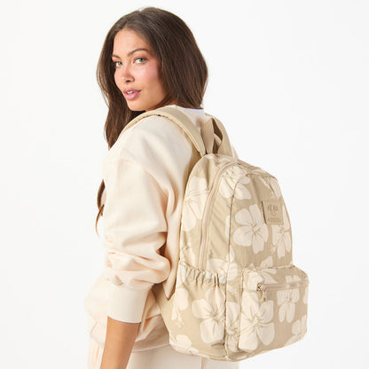 Hana Hou Keep It Light Backpack  in Creme on Dune