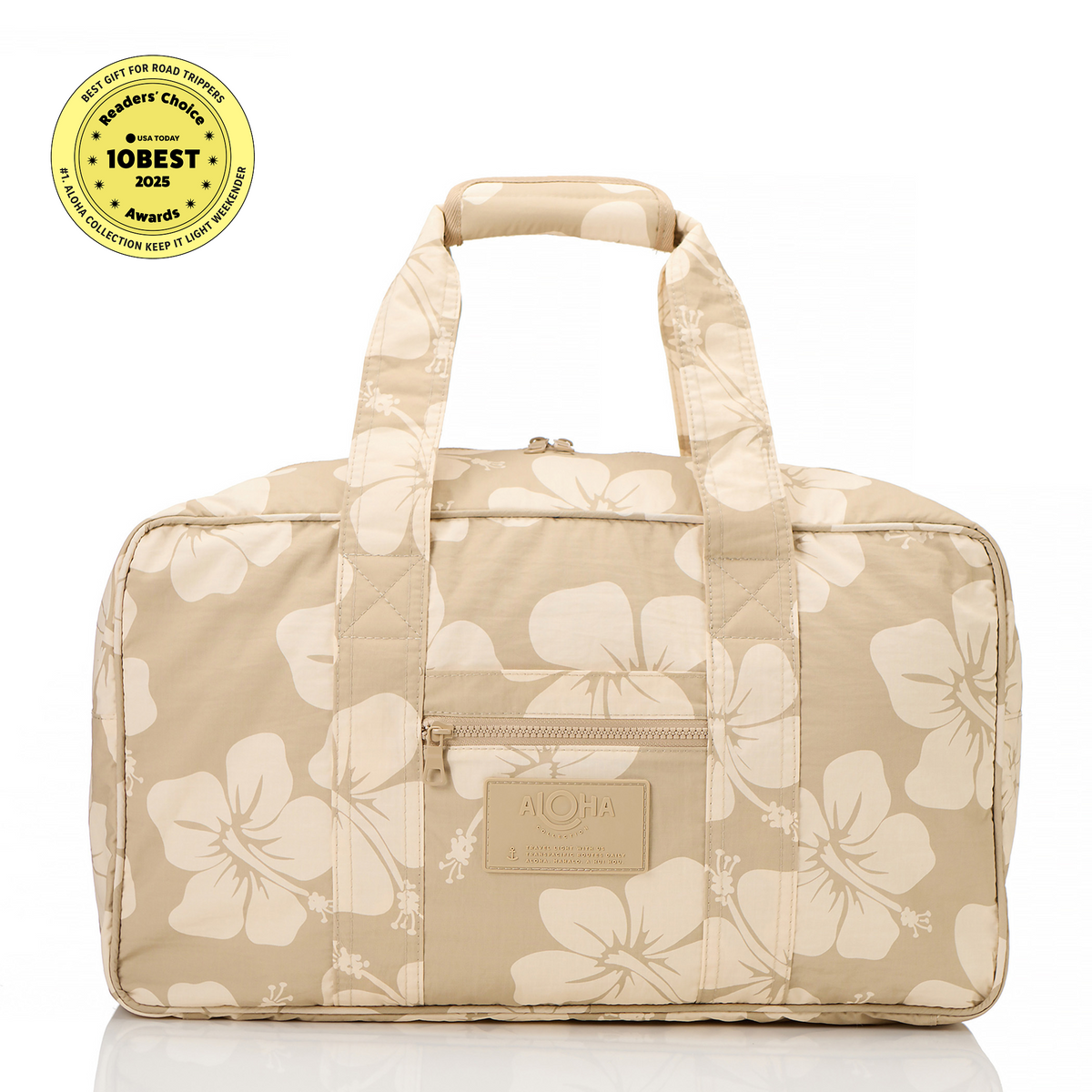 Hana Hou Keep It Light Weekender in Creme on Dune
