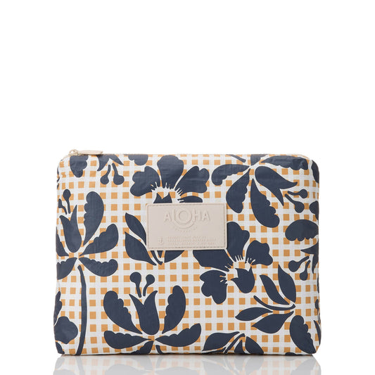 Picnic Fleur Mid Pouch in Neptune