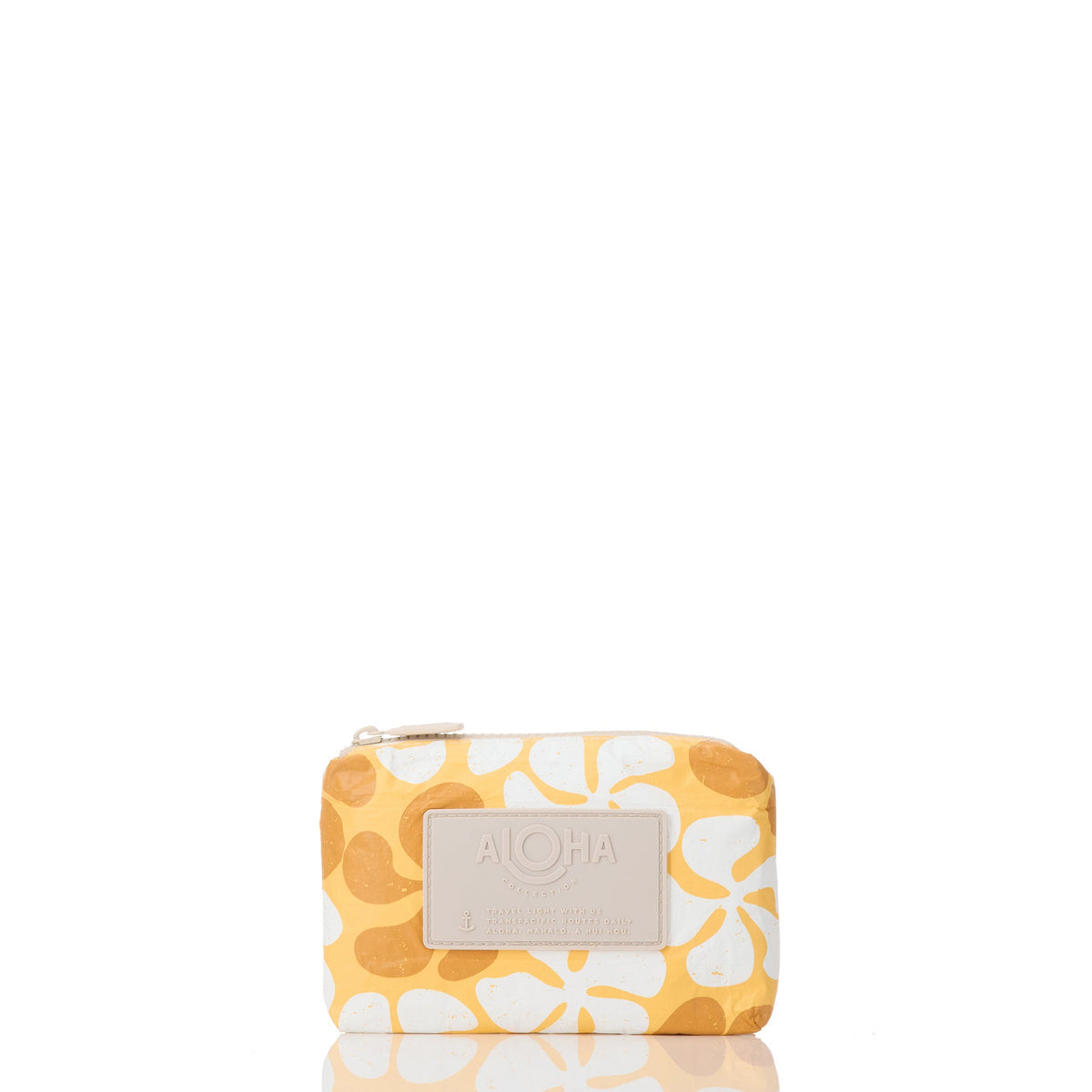 Funky Plumeria Mini Pouch in Honey