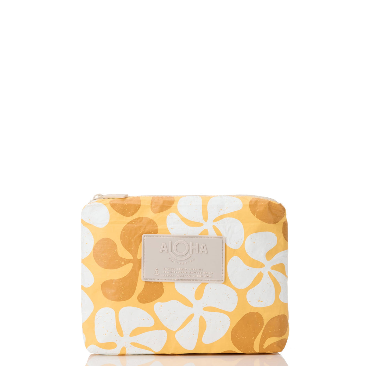Funky Plumeria Small Pouch in Honey