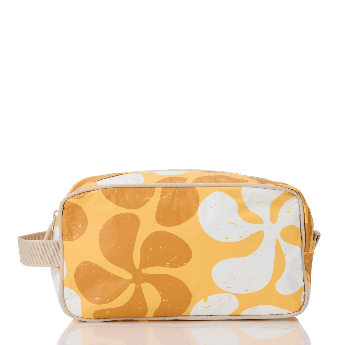 Funky Plumeria Dopp Kit in Honey