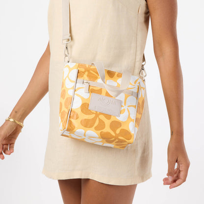 Funky Plumeria Crossbody in Honey