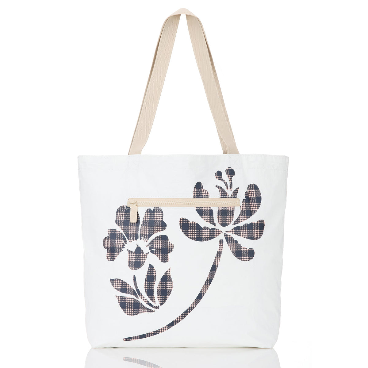 Palaka Fleur Reversible Tote in Neptune
