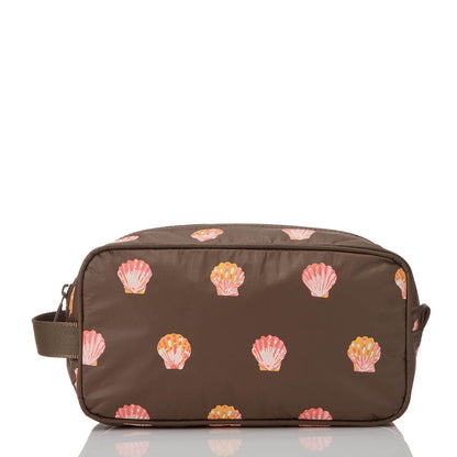Sunny Dots Dopp Kit in Coconut