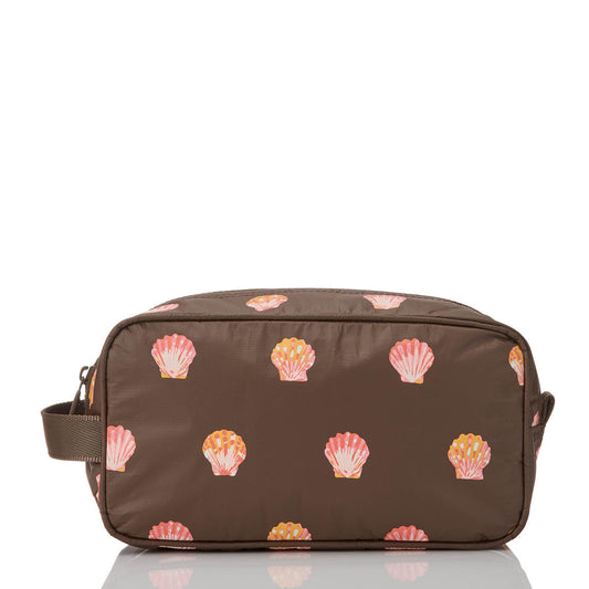 Sunny Dots Dopp Kit in Coconut