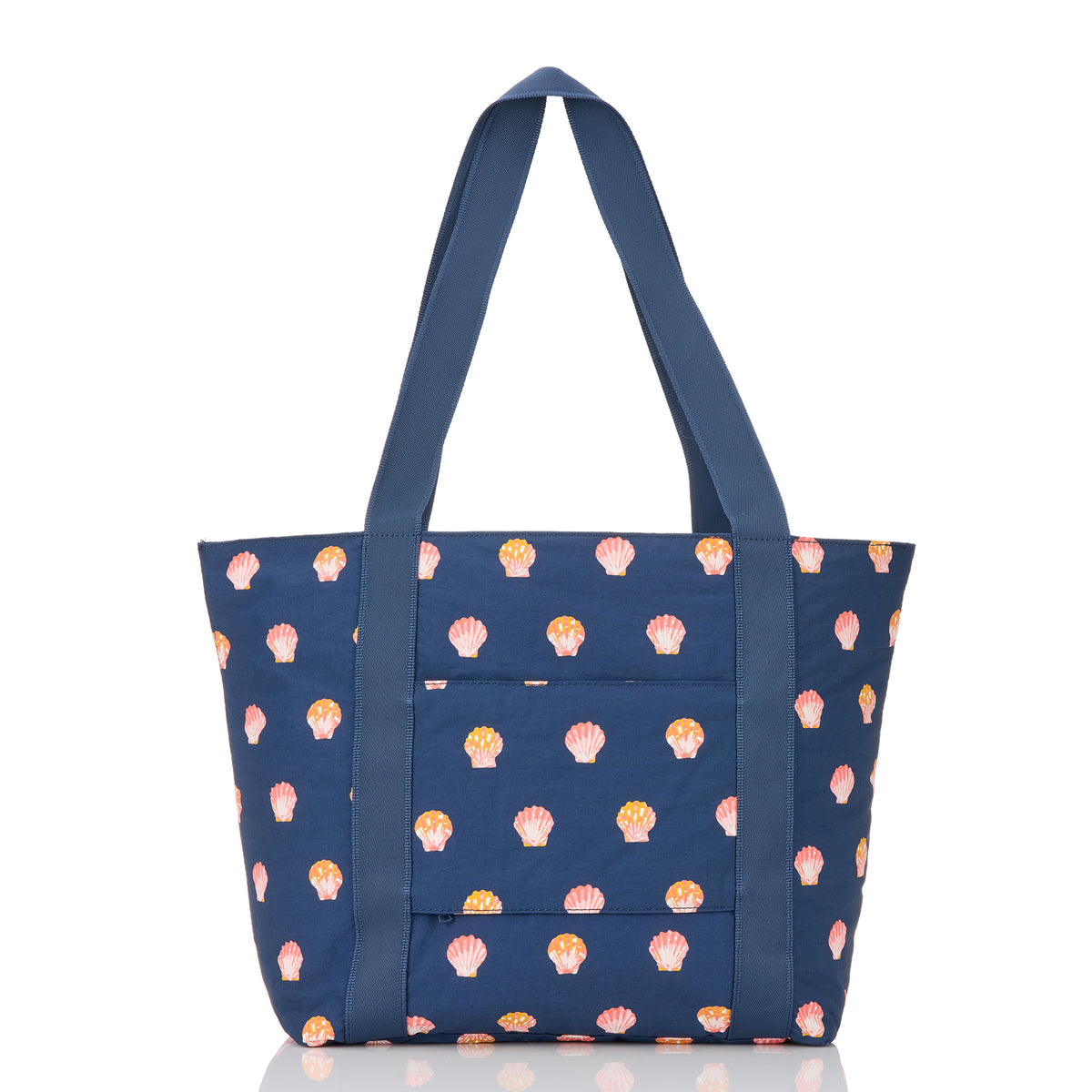 Sunny Dots Keep It Light Zipper Tote in Neptune