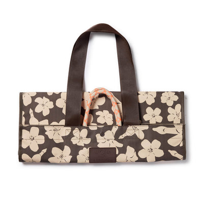 Puakenikeni Buds Carry It All Tote in Chocolate