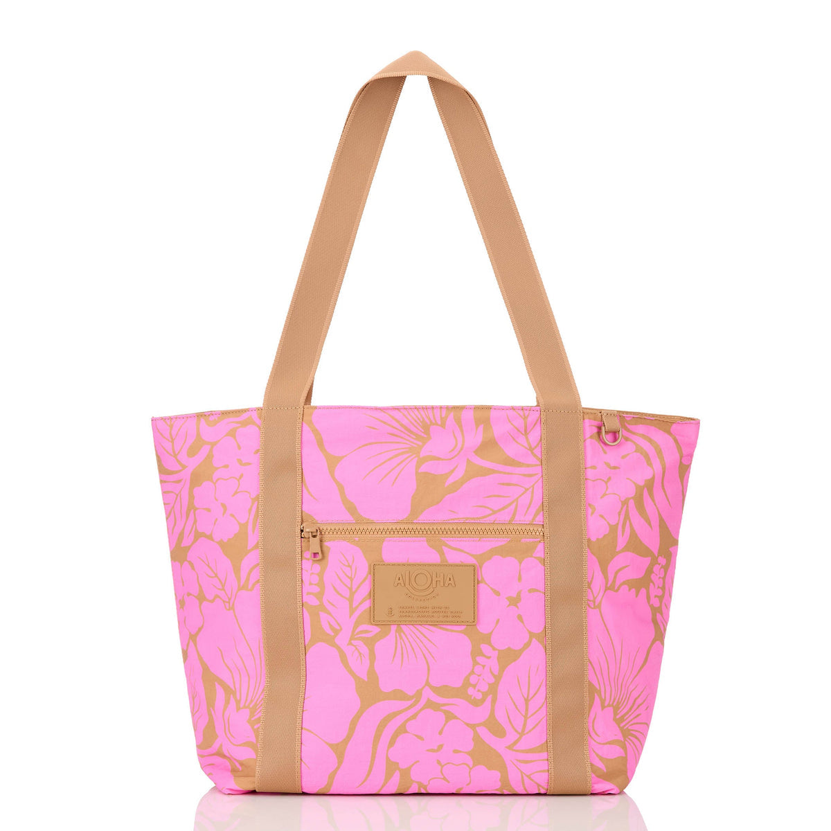 Heipua Keep It Light Zipper Tote in Neon Pink