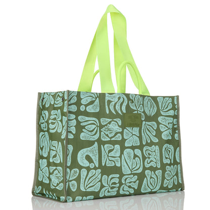 Retroglyphs Carry It All Tote in Sprout