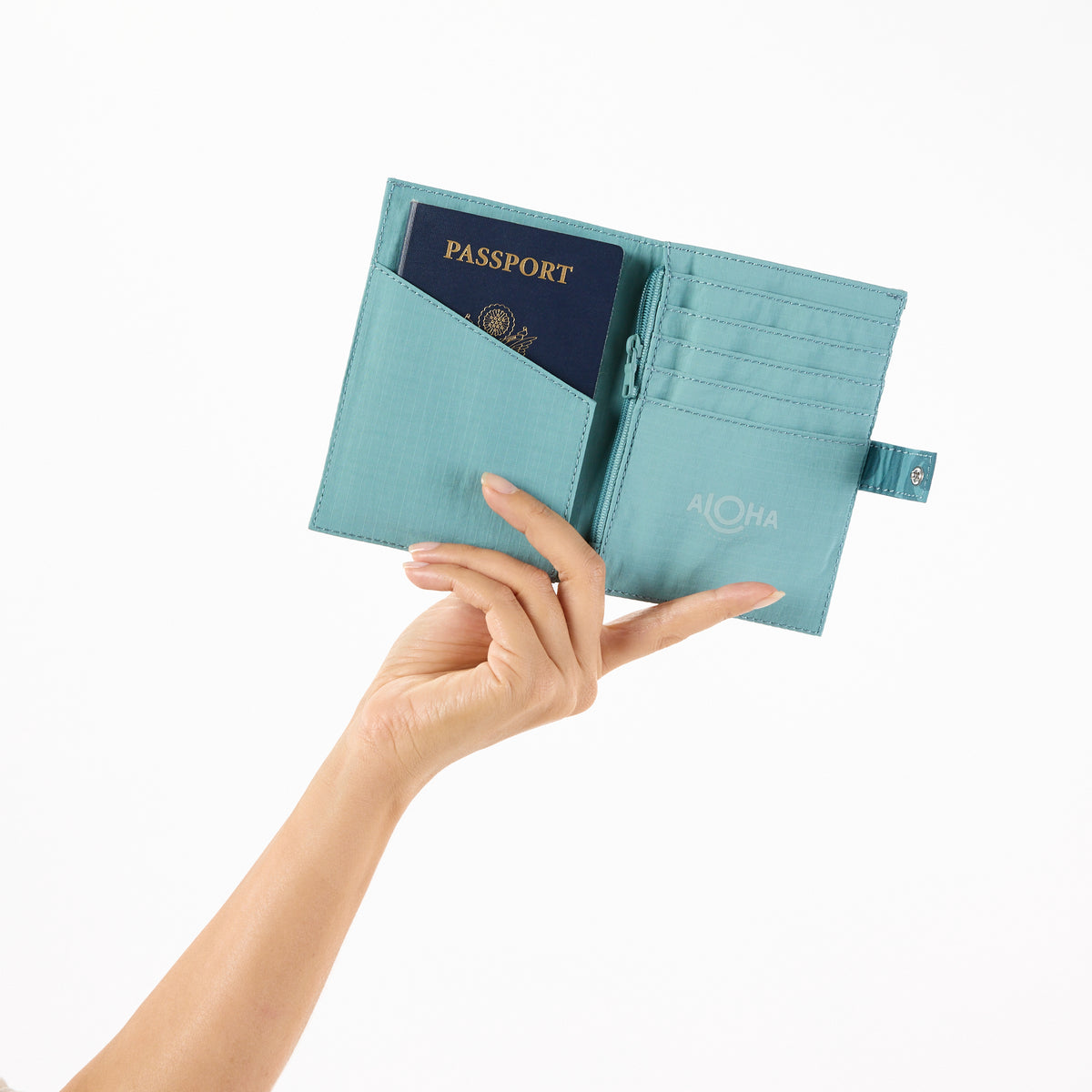 Party Wave Passport Holder in Tide