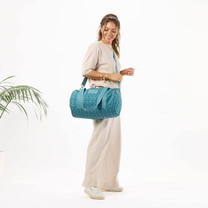 Party Wave Keep It Light Sporty Duffle in Tide