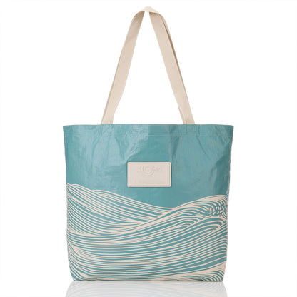 Sea Reversible Tote in Tide on Sandstone | Sea