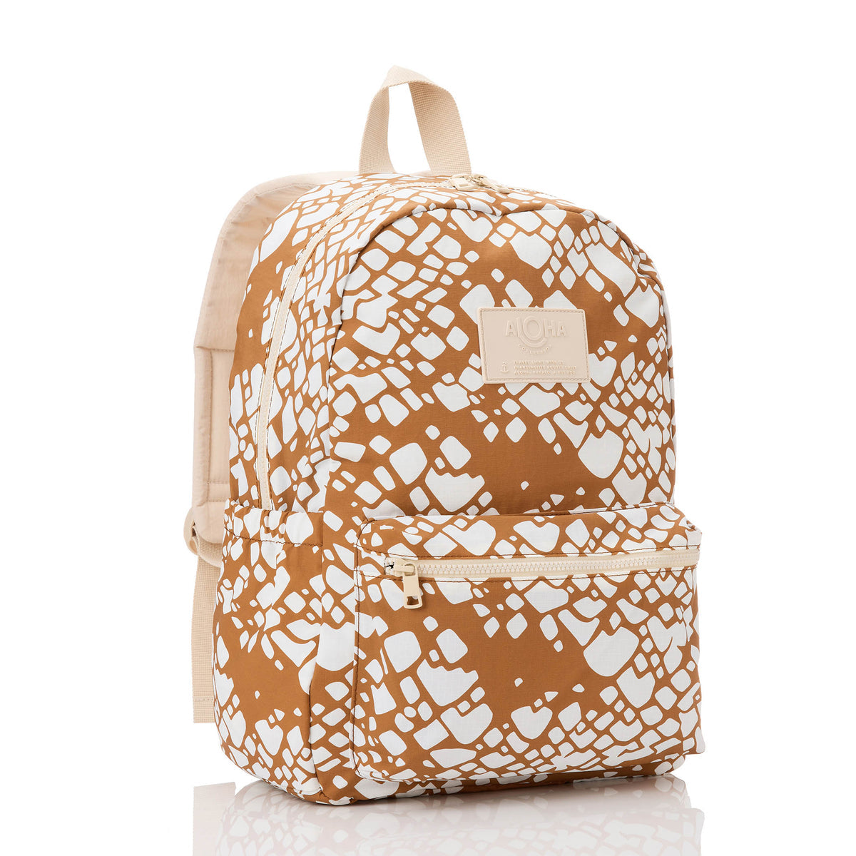 Textile Cone Keep It Light Backpack in Brown Sugar