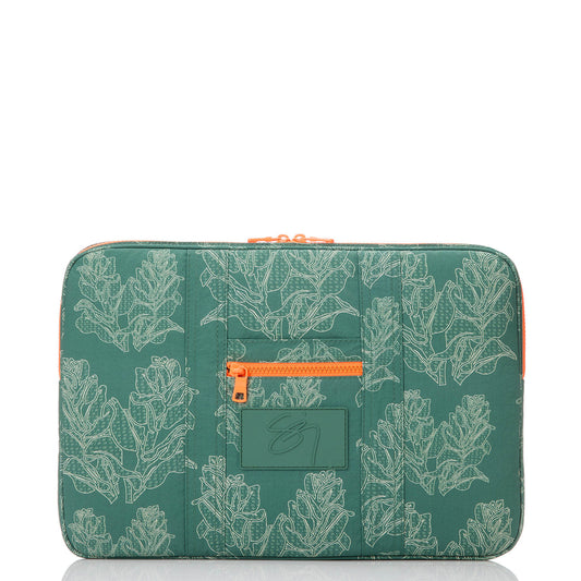Leiha'a'akolea 16 Inch Keep It Light Laptop Case in Mauka by Sig Zane