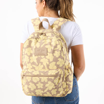 Puakenikeni Buds Keep it Light Backpack in Affogato