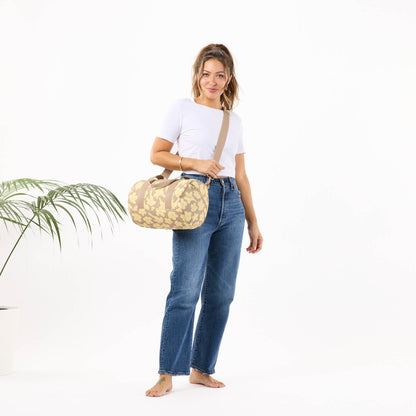 Puakenikeni Buds Keep It Light Sporty Duffle in Affogato
