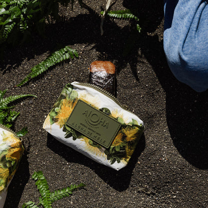 Lei Lehua Mamo Mini Pouch in Lehua Mamo by Aloha De Mele