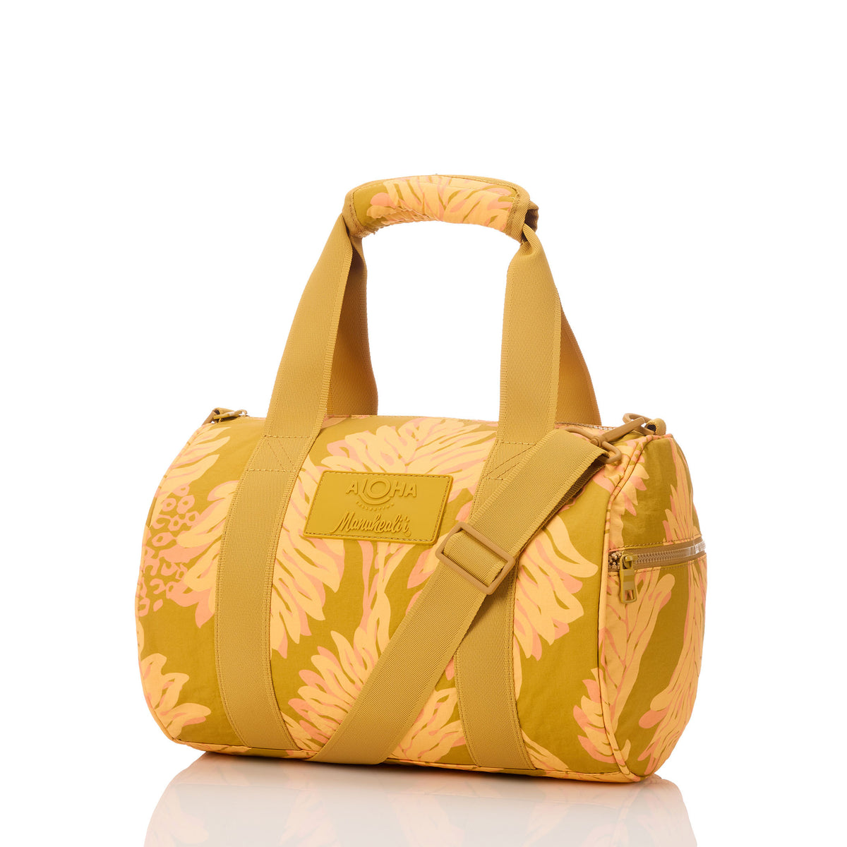 Uluwehi Keep It Light Stubby Duffle in Honey on Hot Mustard