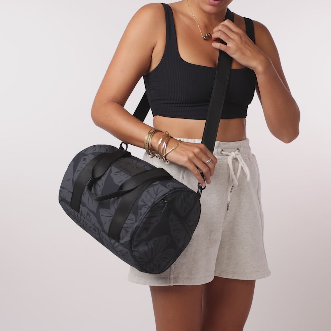 Uluwehi Keep It Light Stubby Duffle in Honey on Hot Mustard