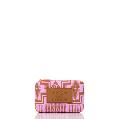 Century Harding Mini Pouch in Peony on Toffee