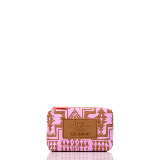 Century Harding Mini Pouch in Peony on Toffee