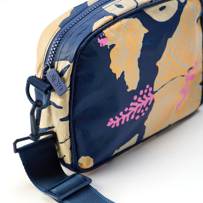 Shop Le Tour Pape'ete Crossbody Bag by Samudra in Navy Blue