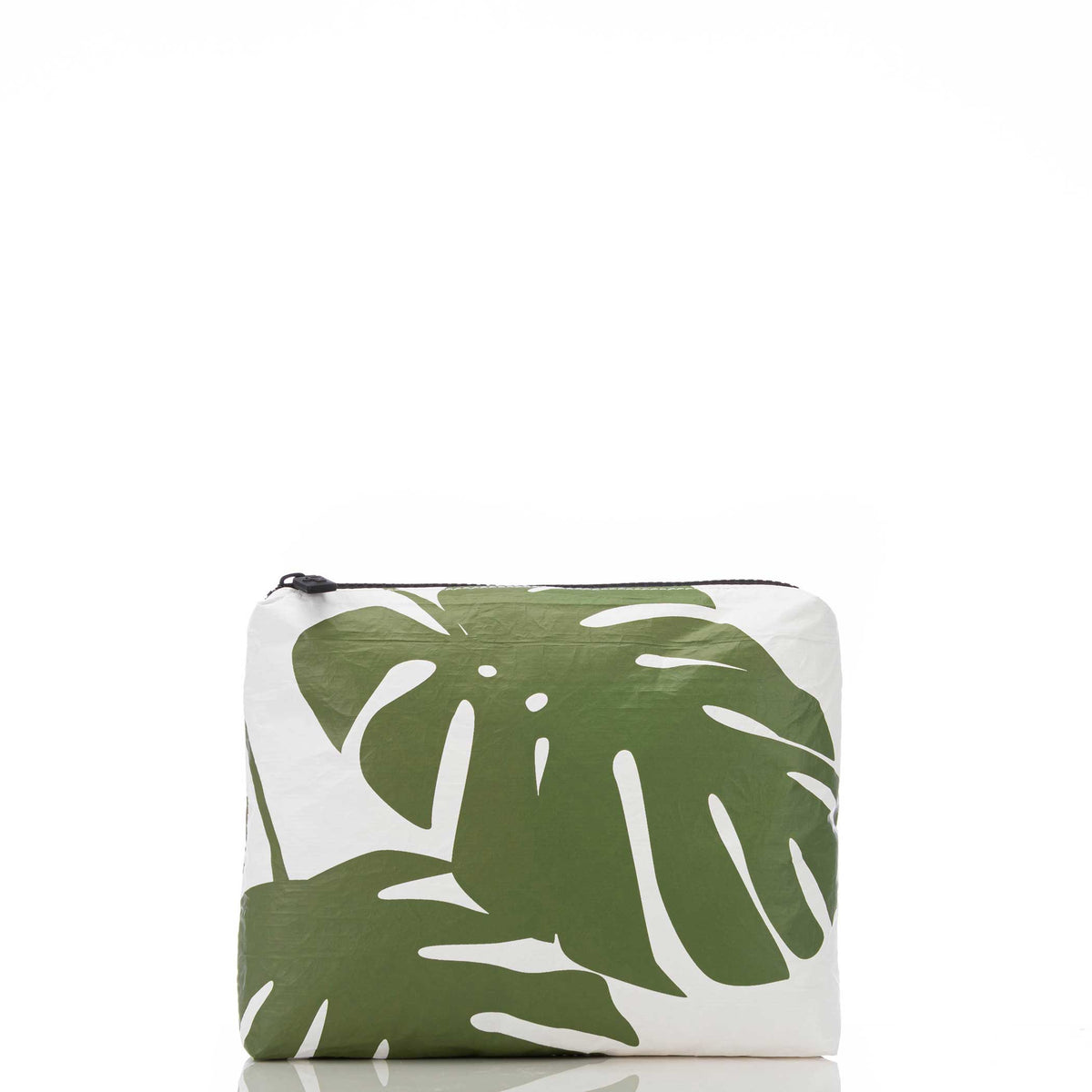 Small Monstera Pouch in Seaweed