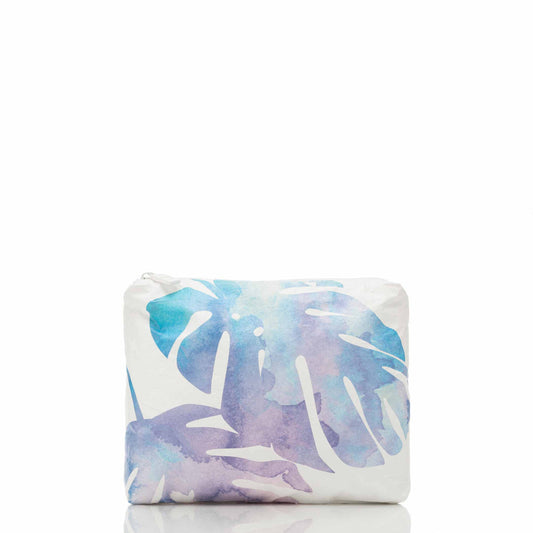 Small Monstera Pouch in Dawn