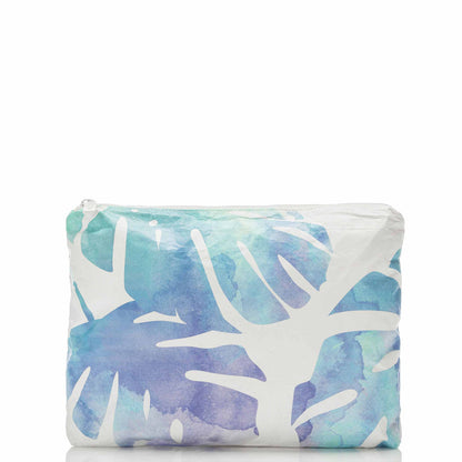 Mid Monstera Pouch in Dawn